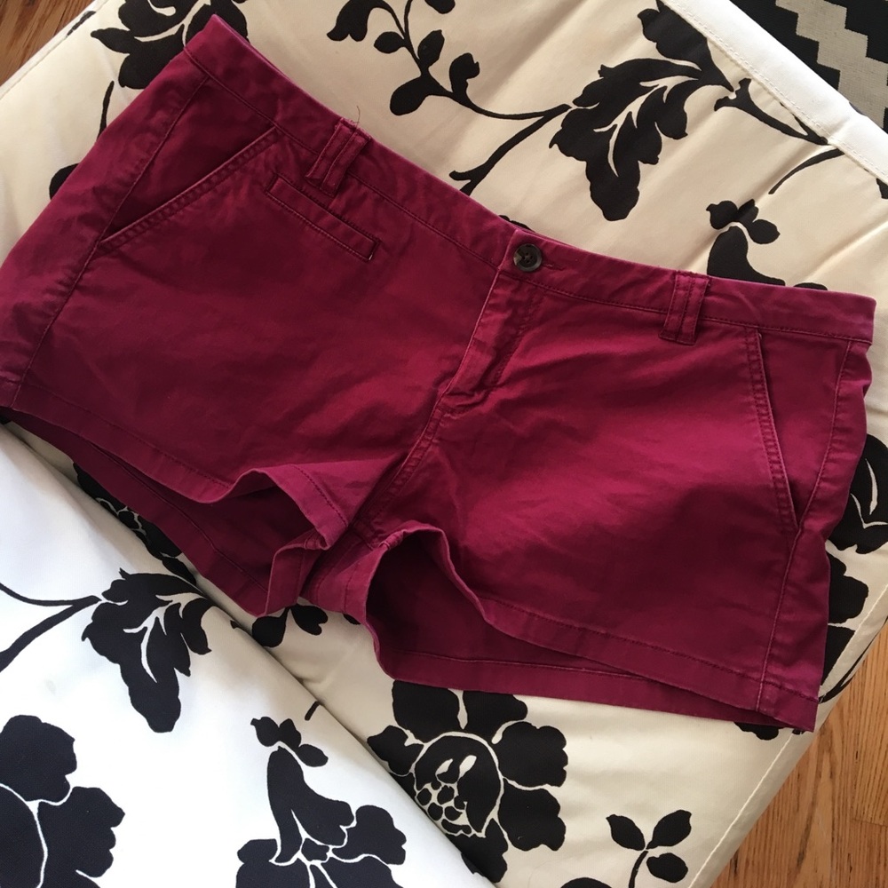 Express Women's Burgundy Shorts